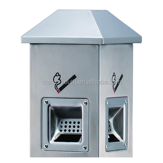GNF hotel lobby stainless steel ashtray bin outdoor ashtray bin