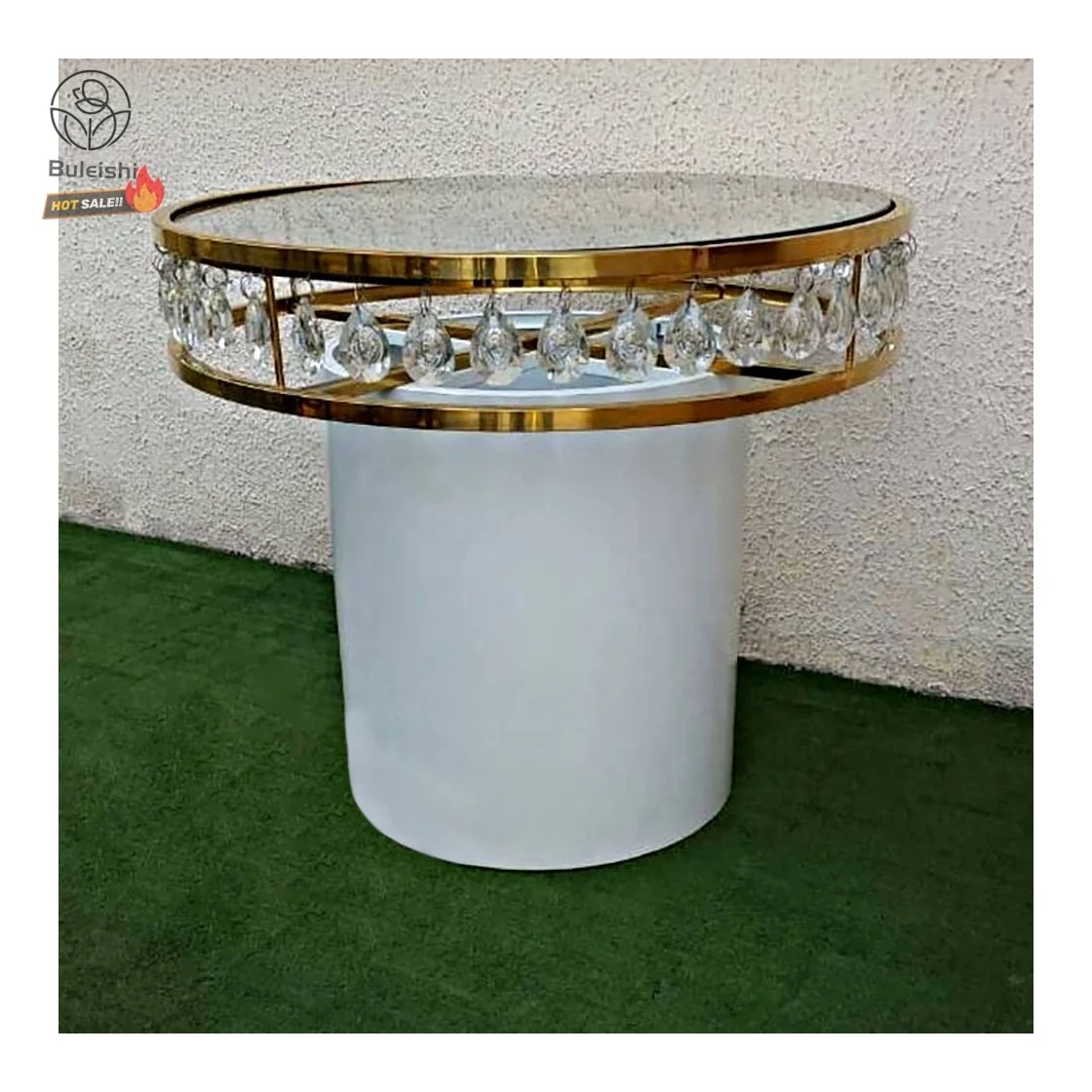 Tables Cake Decoration Supplies Marriage Ceremony Party Events Gold Tables Decoration for Wedding Reception Backdrop