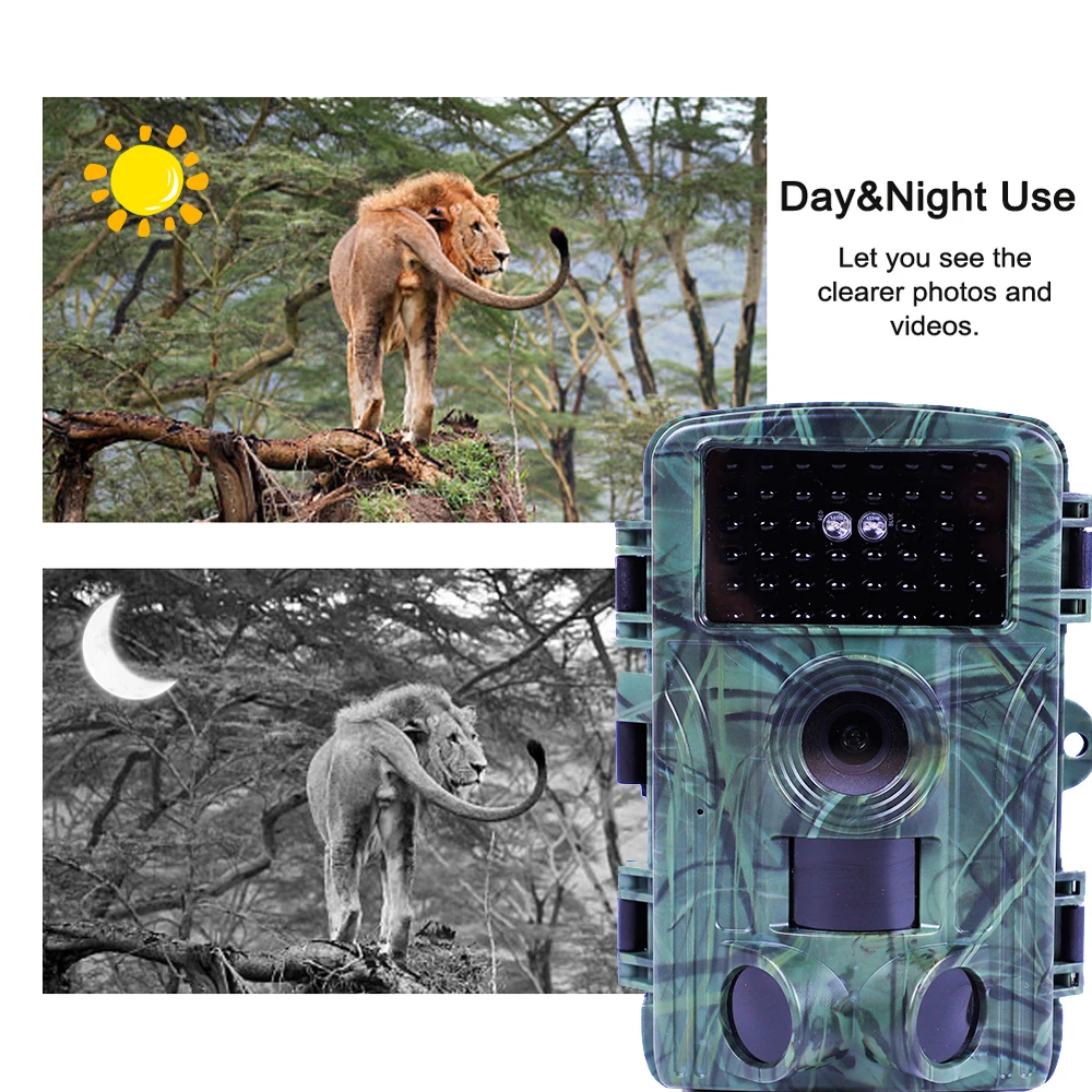 Outdoor Wireless  4K 60MP Wifi  Trail Camera  Night Vision 2.0 Inch  WiFi Connection Trail Hunting Camera