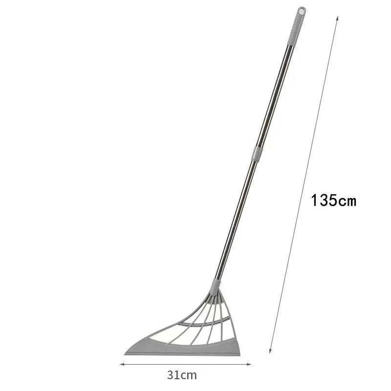 Household Cleaning Colorful PP Soft Scraper Water Magic Broom Multiple Function Wiping Floor Washable Broom for Glass Wall Hair