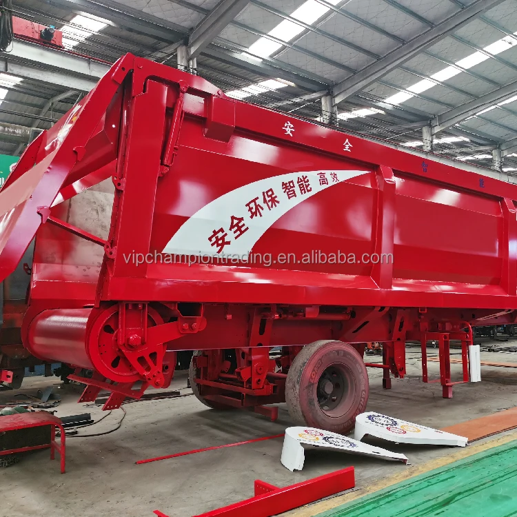 tipping semitrailer roll off dumpster trailer used trailer for sale