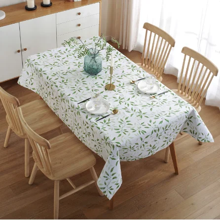 printing  bamboo PVC waterproof and oil proof  tablecloths for table TA015