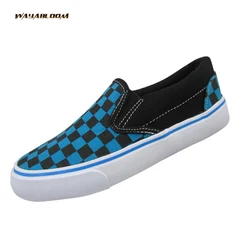 Fashion Big Size Low Top Men Casual Daily Wear Shoes Blank Slip On Canvas Shoes