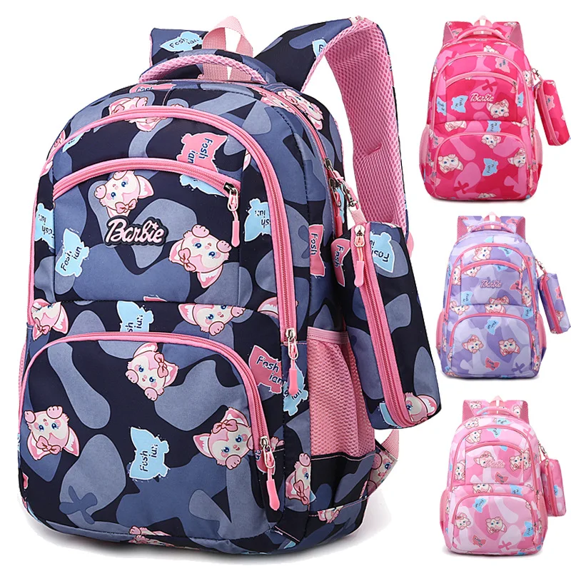 Hot-Selling  Pencil Case Cartoon School Backpack set for Boys and Girls Elementary Students
