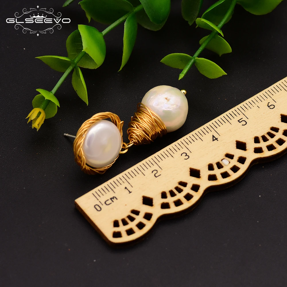 Original Design Natural Baroque Pearl For Women Boho Custom Dangle Earrings Handmade Luxury Fine Jewelry