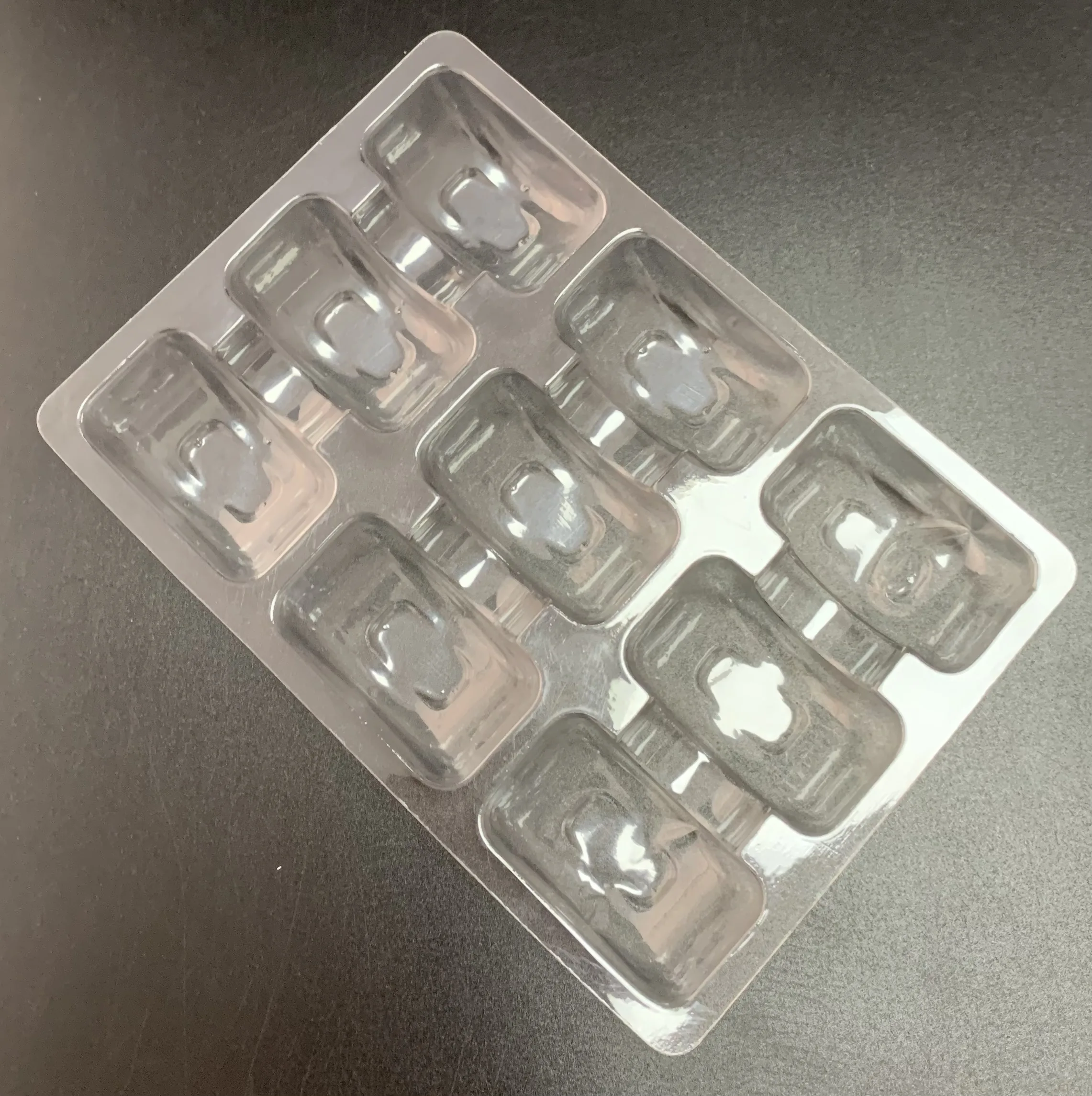 Custom Chocolate Tray Blister Clear Truffle Clamshell Packaging