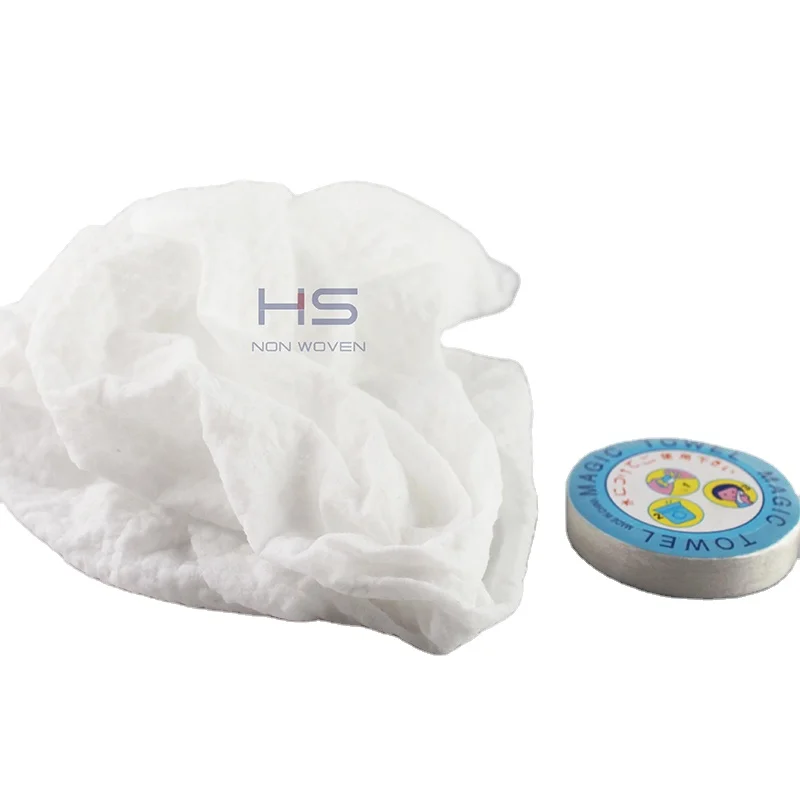 Customized Disposable Push Magic towel Capsule Wet Wipes Napkin Compressed Towel