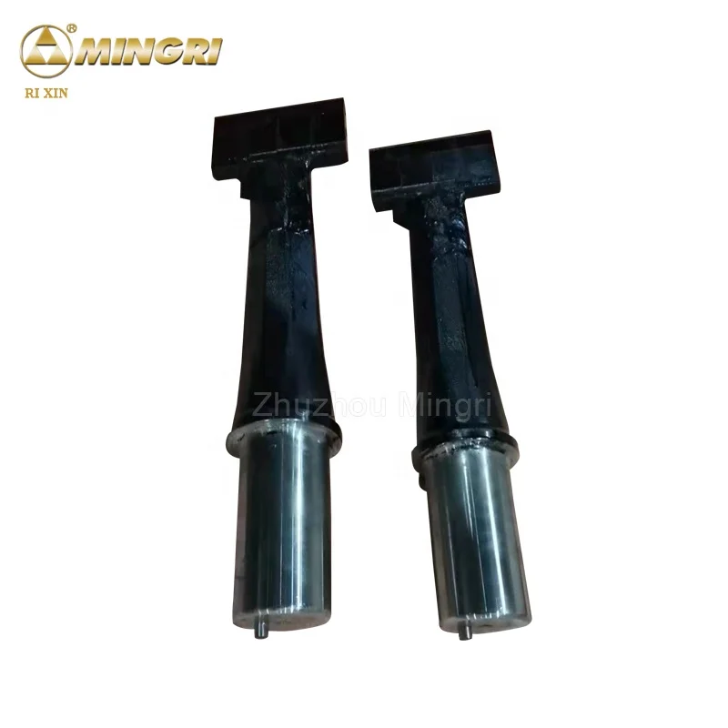 Cemented tungsten carbide railway tamping tine for plasser 0932