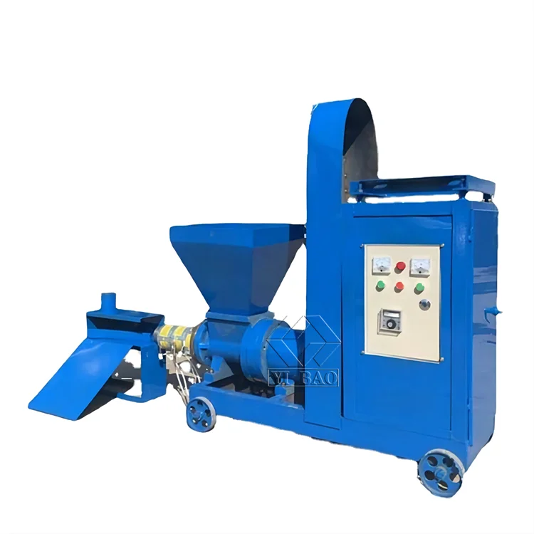 Professional green scrap briquette charcoal cube compress charcoal briquette molding processing machine wood briquette machine