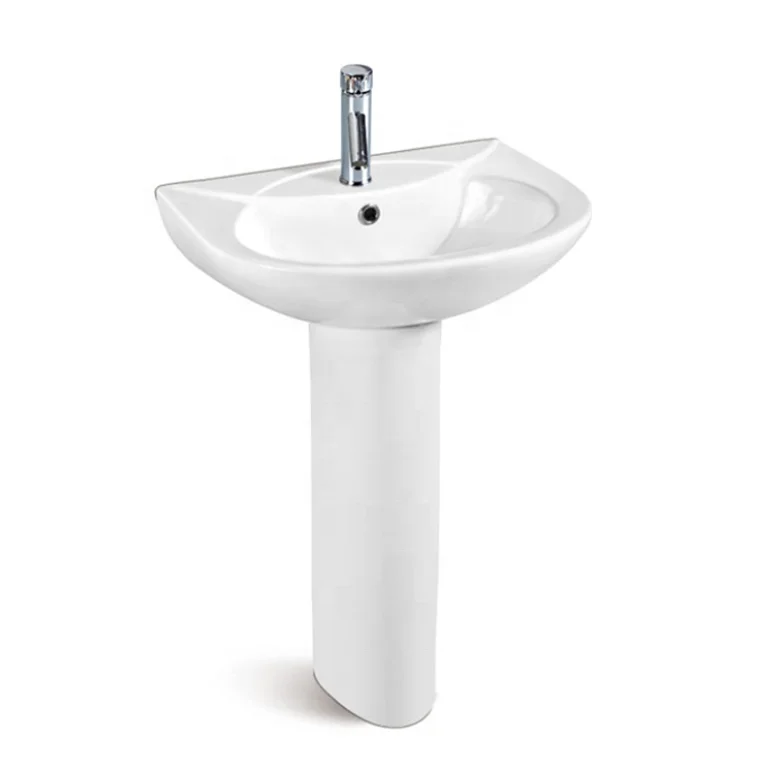 Bathroom & Kitchen High level modern ceramic dining room pedestal wash basin Sanitary Ware
