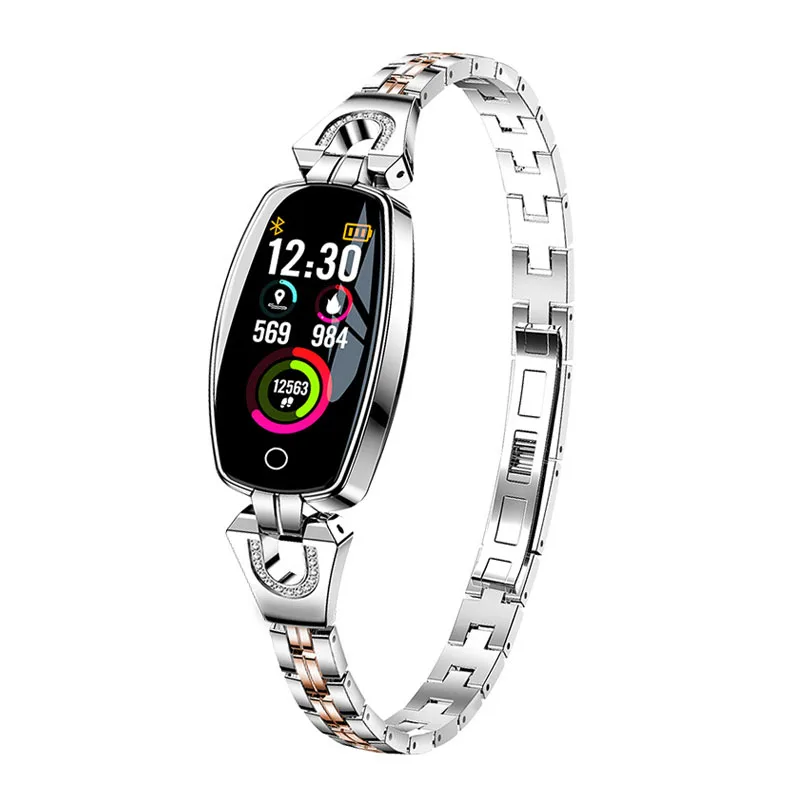 H8 Ladies Fashion Fitness Heart Rate Monitor Watch Smart Bracelet