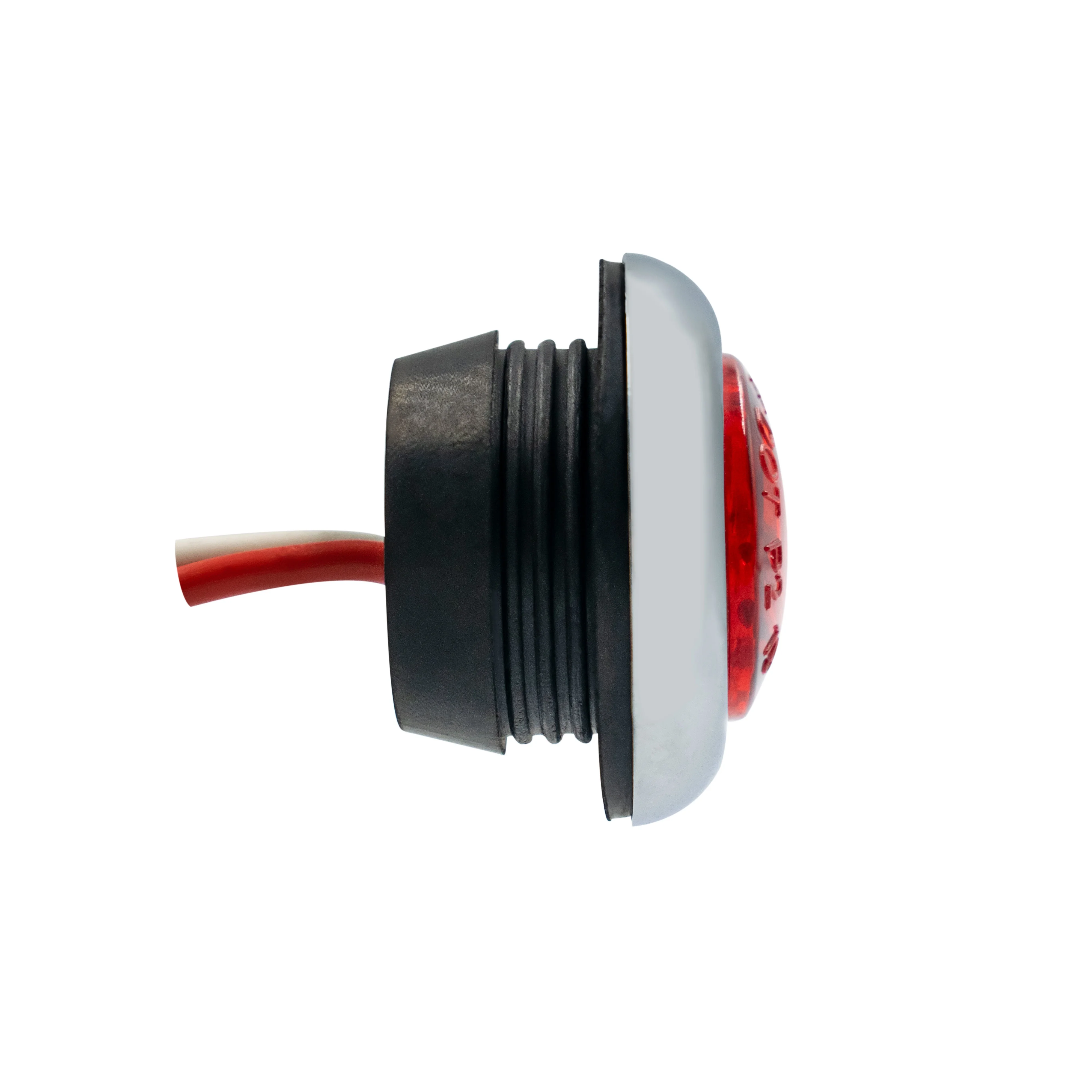 0.75 inch 0.3w lights car led truck 12v 24v led side marker light red amber DOT SAE approved side lights for trucks