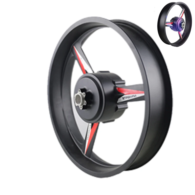 Magnesium Alloy Wheel 250w Motor Bicycle Motor Wheel Bike Hub Motor Bicycle Magnesium Wheel