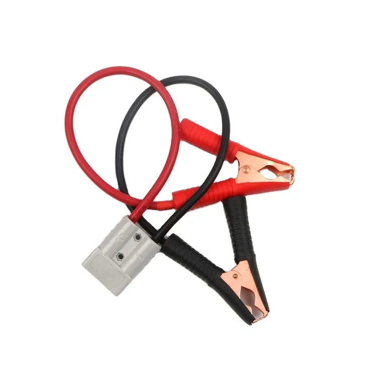 50A Battery Power Connector With Alligator Clip For Solar Panel and auto Battery clip Easy connect to most battery connector