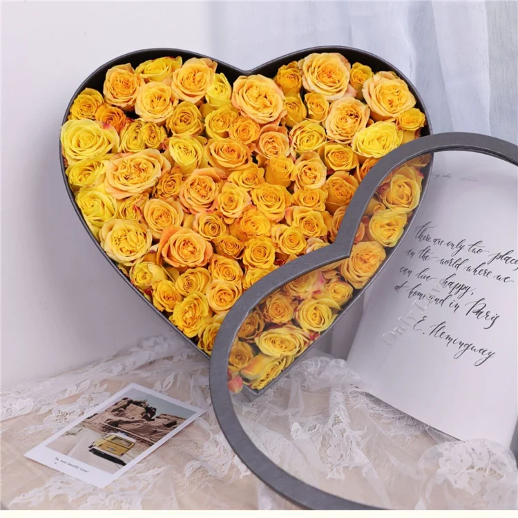 Factory sales medium size 25*22*13.5cm  heart-shaped-gift-box heart shaped paper gift box  heart  gift box