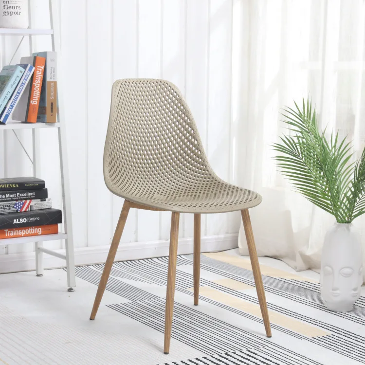 Hot Sale Langfang Dining Room Furniture Cheap Plastic Chair Modern Design High Quality Dining Chairs