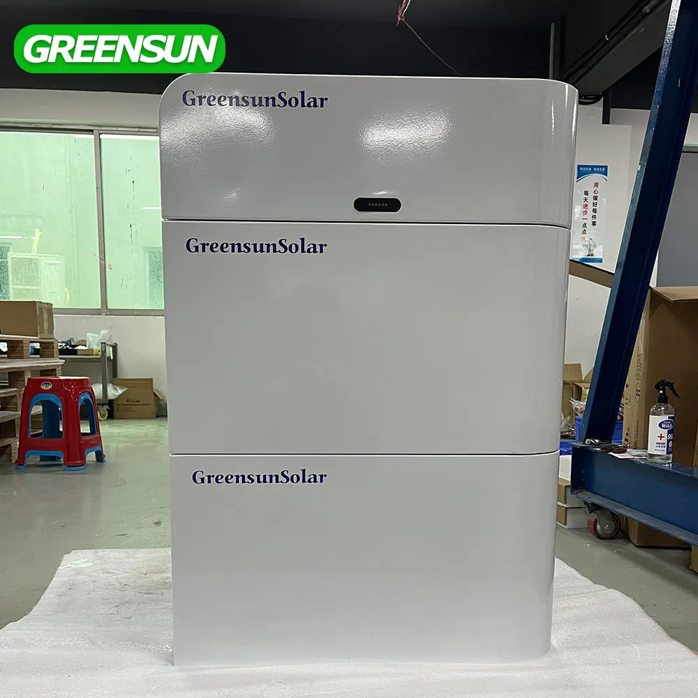 Greensun battery solar lithium  Hv stackable high voltage  Lithium  Battery with solar power system