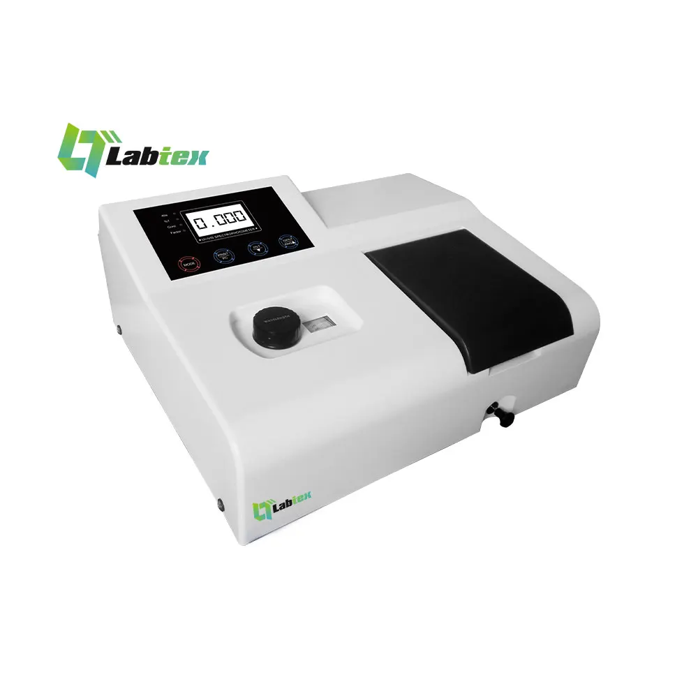 LABTEX  721 Visible Good Factory Price of Portable Spectrophotometer 320 345 350 Spectro Photometer For Water Analysis Manually