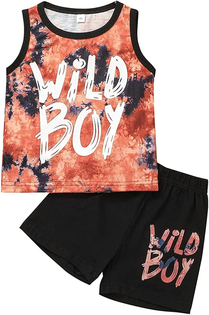 Kids Boys Vest Top Summer Sleeveless Clothing Fashion Tank Top