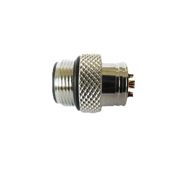 female connector 5 pin m12 shielded round connector