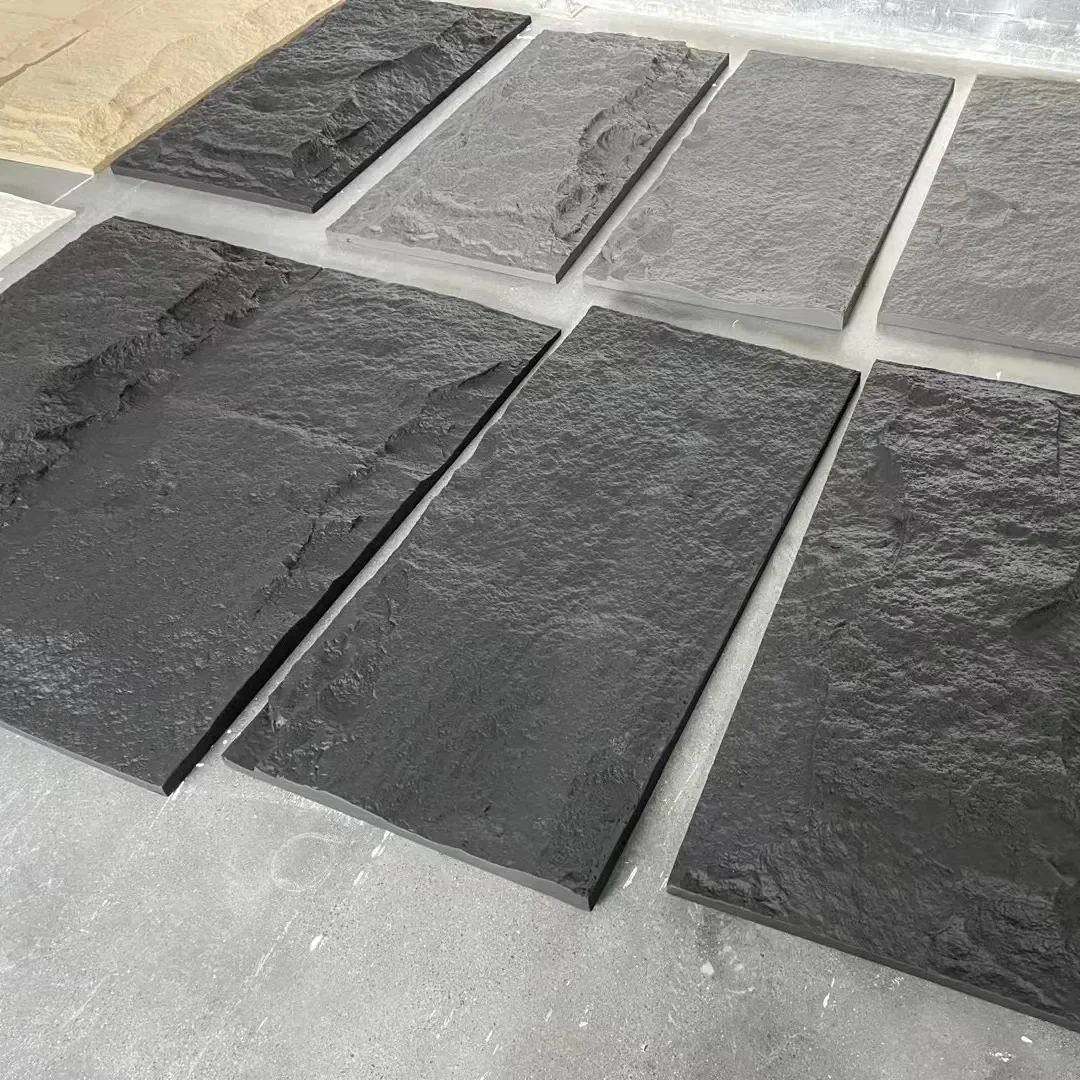 Mushroom Polyurethaan Wall Panels artifical cultural stone decorative artificial 3d pu faux stone wall panels