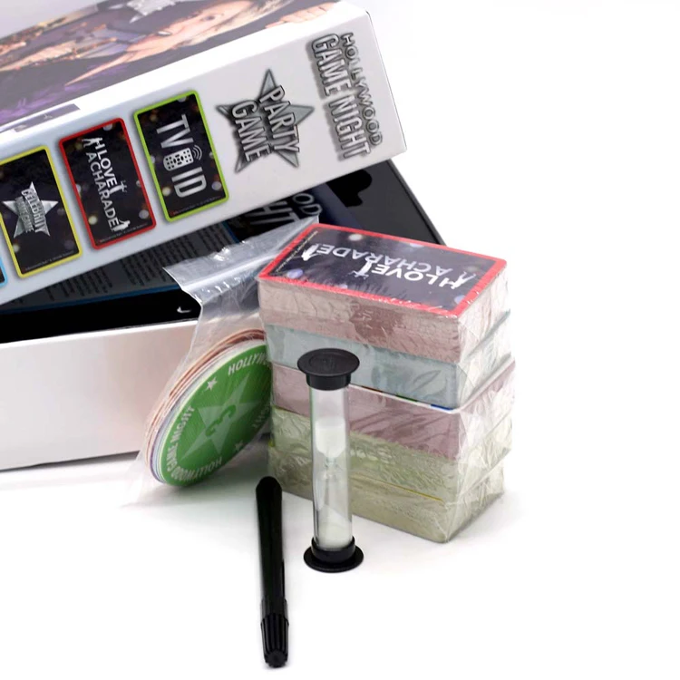 custom printing kids board game with sandtimer OEM custom figures game maker paper printing boardgame box