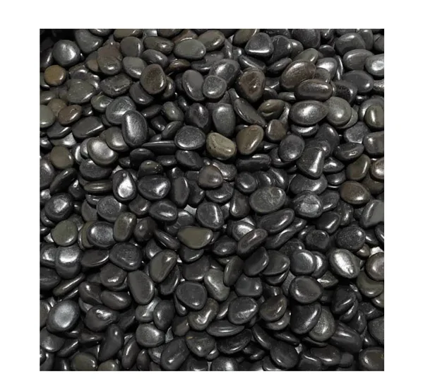 fine quality high polished pebble black color