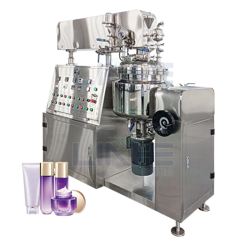 Small Lotion Vacuum Emulsifying Mixer Homogeneous Emulsifier Body Lotion Cream Making Machines