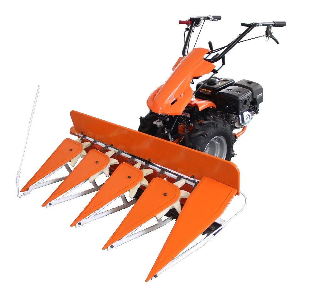 Multifunctional   High Efficiency Mini Farm walk-behind Harvester Reaper for Rice and Wheat agricultural machinery equipment