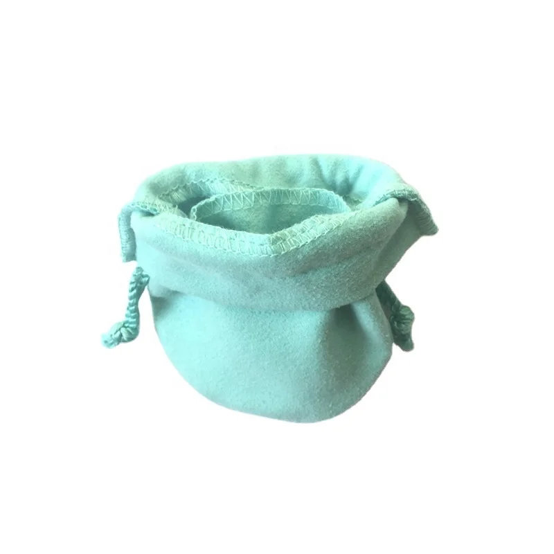 Green microfiber Pouch Bag Gift Packing Storage Jewelry Pouches wholesale