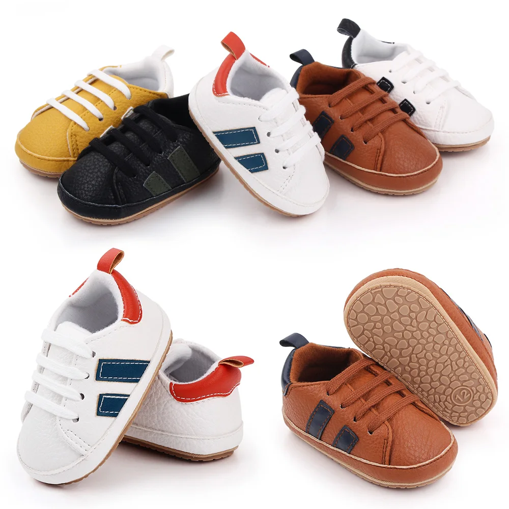 High quality soft TPR sole prewalker baby toddler boy shoes first walking baby shoes