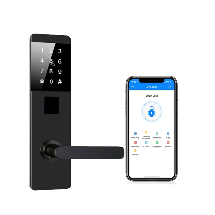 Блокировка TT из алюминиевого сплава смарт-пароль RFID-карта электронный замок разблокировка через приложение