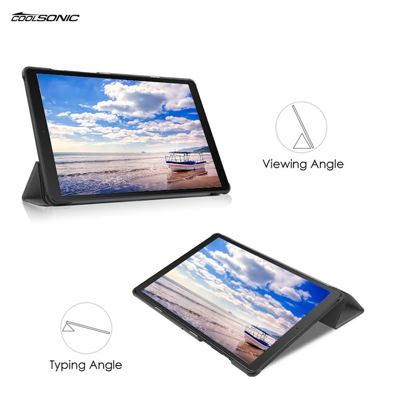 China Factory Classical Trifold Shockproof PC Leather Case Tablet For Lenovo Tab M10 HD(2nd Gen) TB-X306X/F
