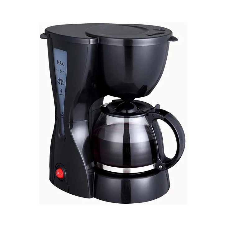 Large electric 10 12 cups semi automatic drip coffee machine with filter and high volume