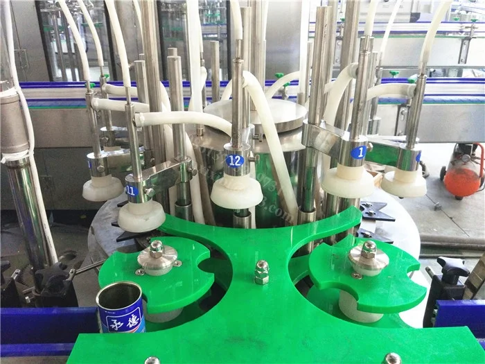 Aluminum Cans Tin Can Fruit Juice Production Line, Hot Liquid Filling Machine