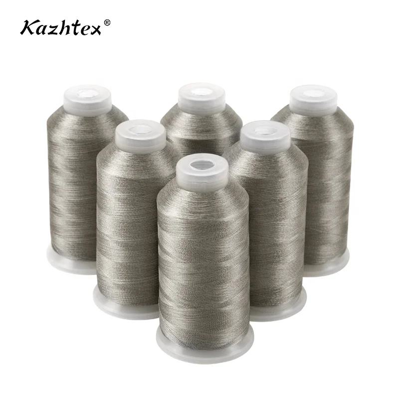 
Anti static embroidery bobbin silver coated conductive thread  (62241072761)