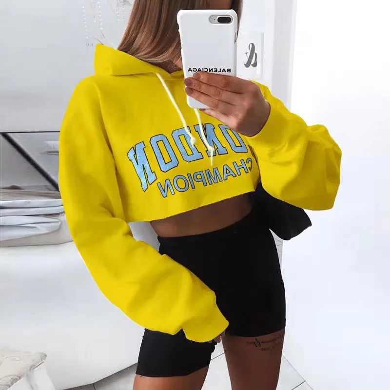 
D4331 High Quality Vintage Pullover Blanket Plain Short Cropped Crewneck Women Sweatshirt Unisex Crop Top Custom Hoodies 