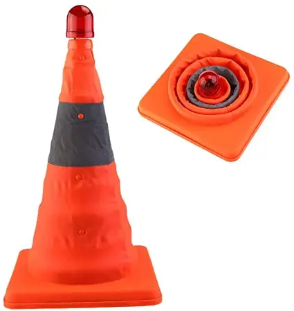 45cm Orange Folding Collapsible Traffic Cone