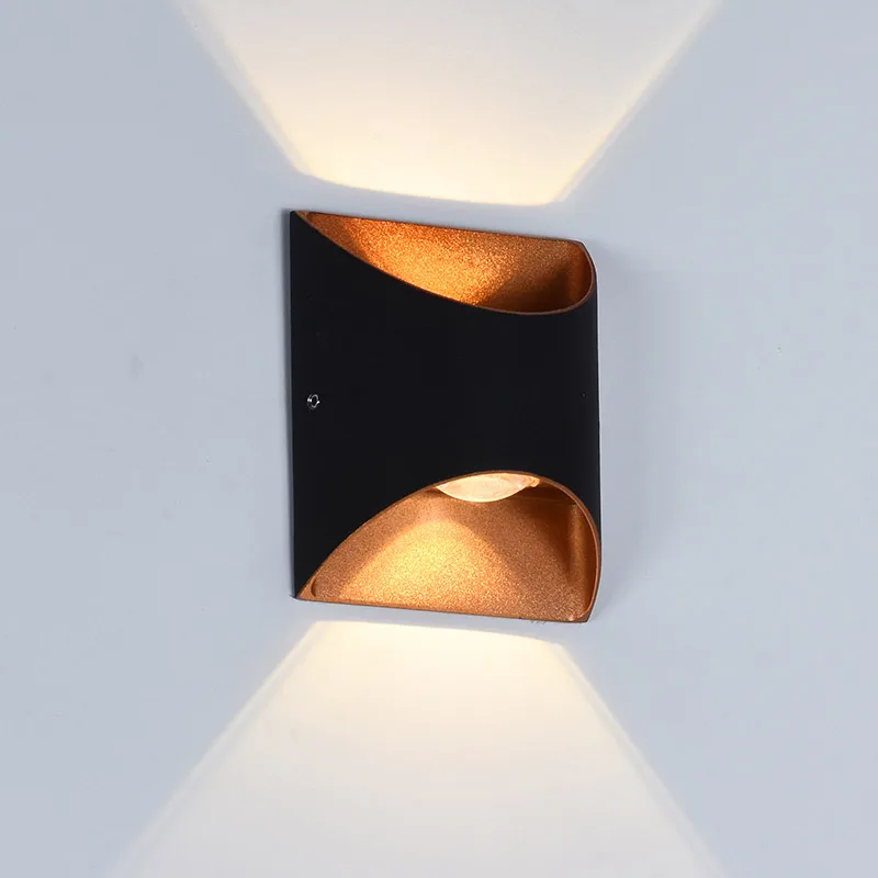 Up and down wall lamp Waterproof Outdoor Garden Porch sconce lighting be in great demand Hot sale no battery Wall-Mounted