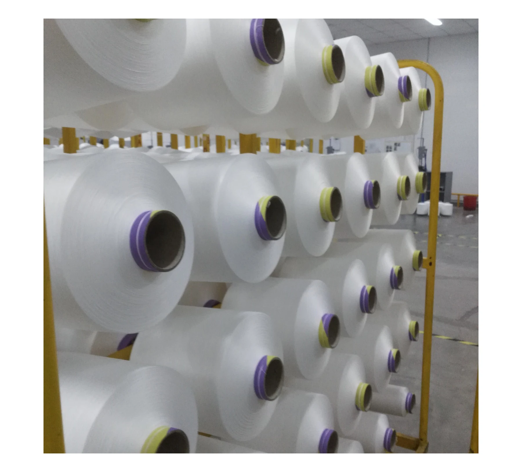 factory high quality raw white 2020/12  4070 spandex air covered nylon yarn 2070/24 ACY covering yarn for knitting and weaving