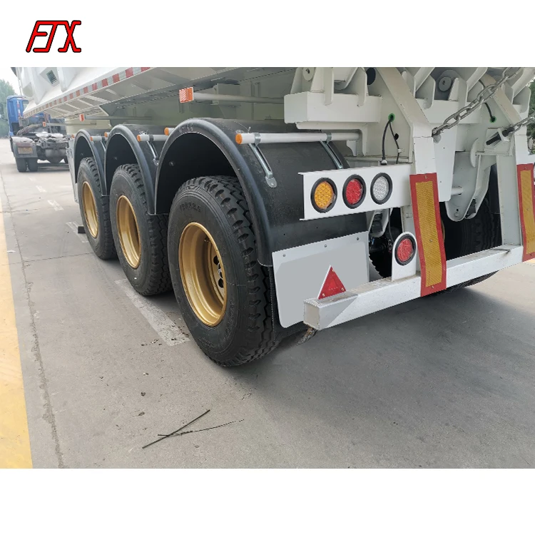 high quality hydraulic tipping trailer 35 cbm 40 cbm tipper dump trailer for sale