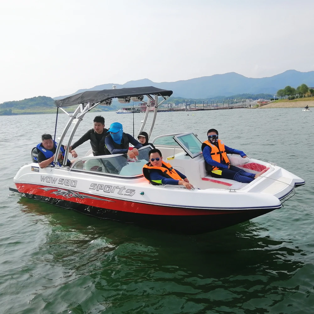 8~12 persons FRP material sport and passenger boat
