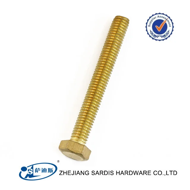 Made in China carbon steel DIN933 931 Hex Bolt with Hex Nut