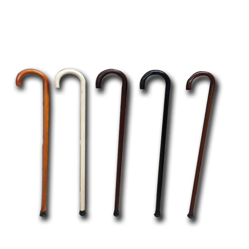 Durable quality wooden Trekking Poles Foldable Wooden Walking Stick Elderly Solid Wood Outdoor Trekking Poles