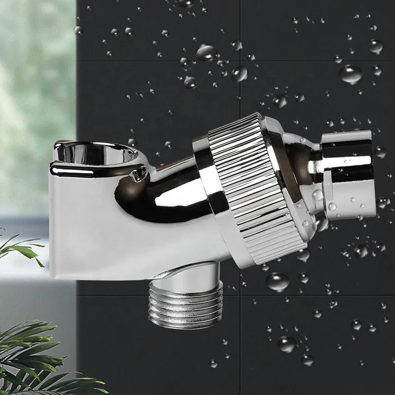 ABS Plastic Chrome Shower Holder Brass Ball Joint