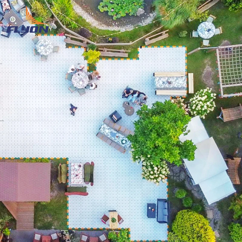 Plastic Temporary Event Flooring Turf Protection Floor Party Concert Wedding Tent Flooring