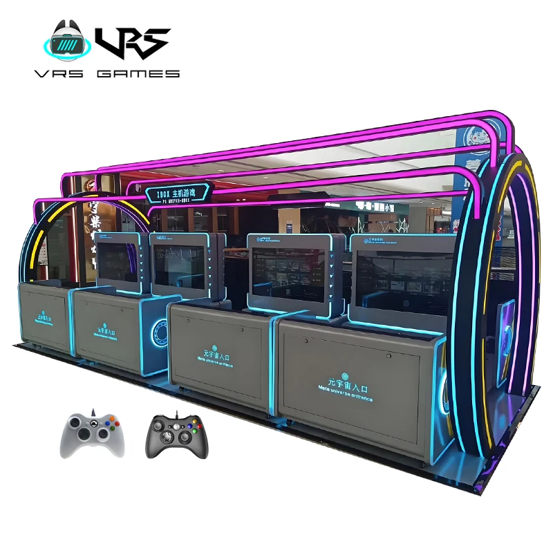 Coin Operated 2 Player PS Game Machine Equipment with Joystick Controls PC Game Console
