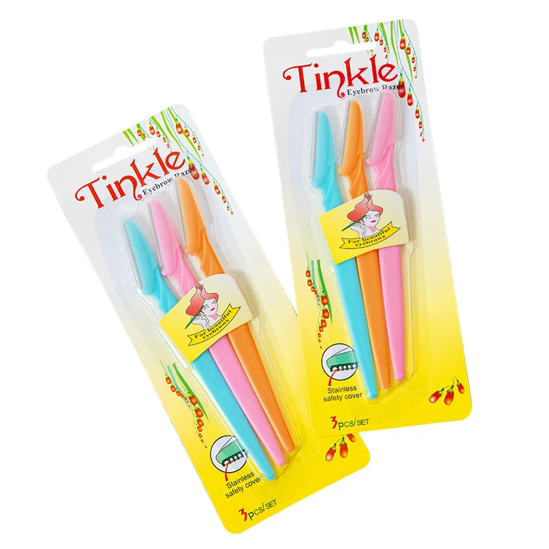 2022 New Micro Grooved Tooth Portable Low Price Folding Multifunctional Portable Eyebrow Trimmer For Women