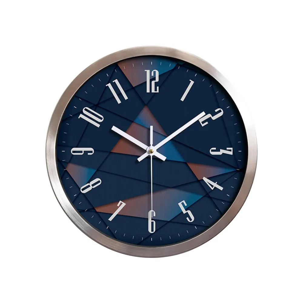 slient quartz radio control advertise wall clock for home decorative