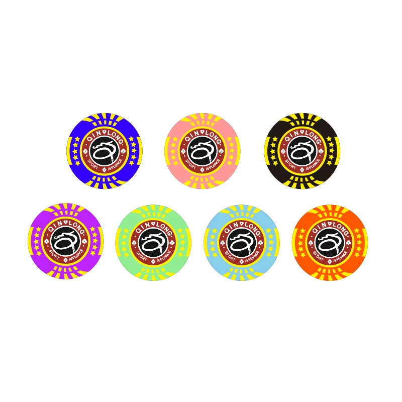 ABS cheap poker Chips Good quality poker chip for casino club gambling game plastic poker chips